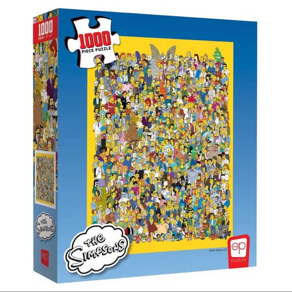 NEW! The Simpsons Cast 1000 Piece Puzzle